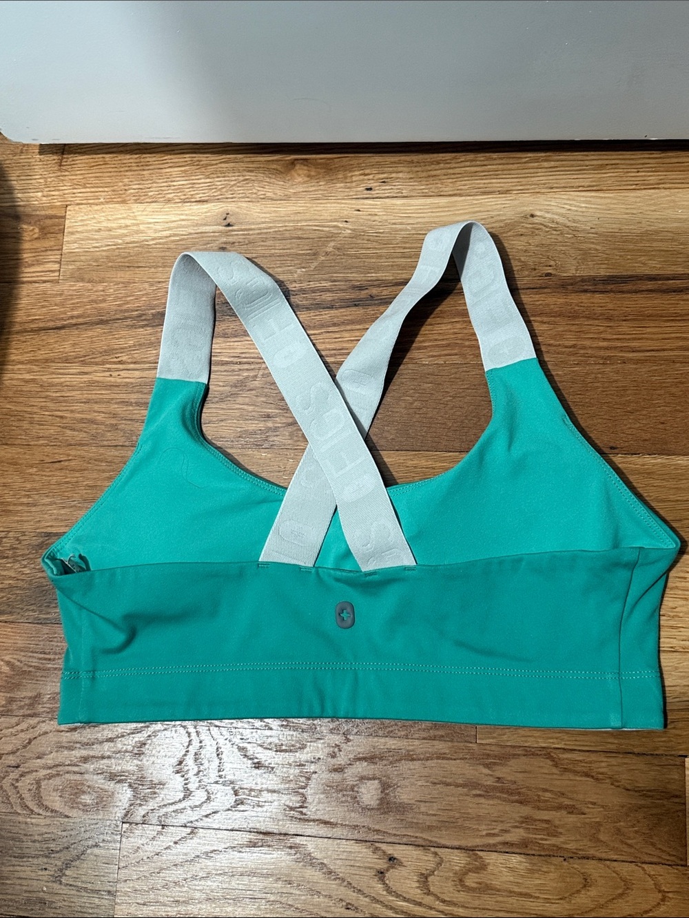 FIGS Women's surgical green Cross-Back Sports Bra